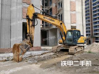重庆现代R215VS挖掘机实拍图片