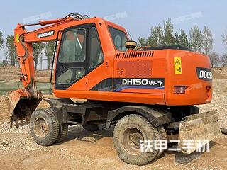 钦州斗山DH150W-7挖掘机实拍图片