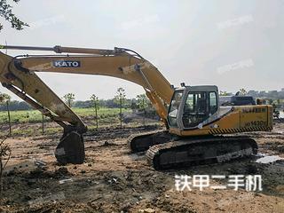 茂名加藤HD1430III挖掘机实拍图片