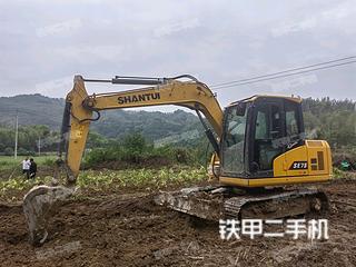 哈尔滨山推SE75-9W挖掘机实拍图片