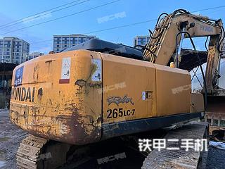 广州现代R225LC-7挖掘机实拍图片