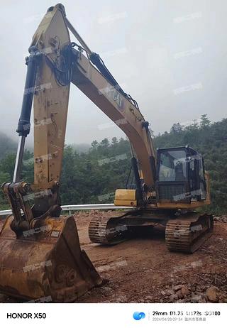 浙江-温州市二手卡特彼勒323挖掘机实拍照片