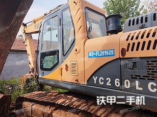 山东-日照市二手玉柴YC240LC-8挖掘机实拍照片