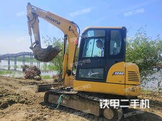 阳泉山推SE60N-9A挖掘机实拍图片