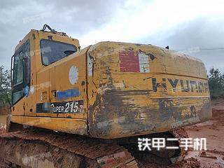 浙江-丽水市二手现代R215-7C挖掘机实拍照片