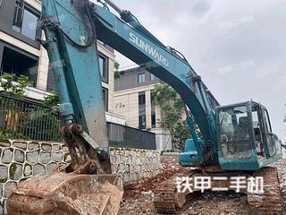 湖南-益阳市二手山河智能SWE210挖掘机实拍照片