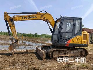 潜江柳工CLG9075E挖掘机实拍图片