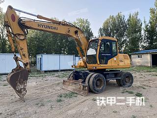 淄博现代R130W挖掘机实拍图片