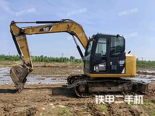 深圳卡特彼勒307E2小型液压挖掘机实拍图片