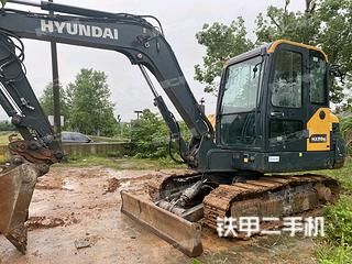 广州现代HX55N挖掘机实拍图片