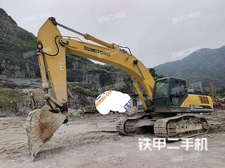 柳州住友SH380LHD-6挖掘机实拍图片