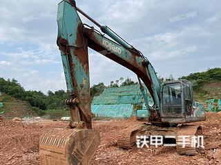 湖南-岳阳市二手神钢SK210LC-8挖掘机实拍照片