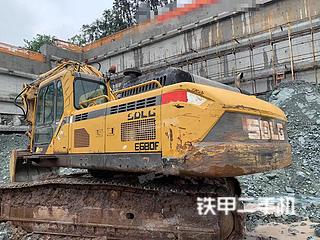 广州山东临工LG6400E挖掘机实拍图片