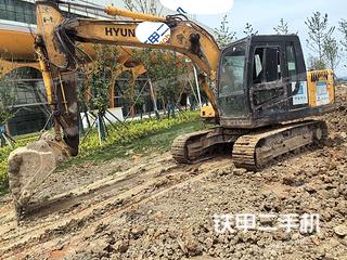 四川-雅安市二手现代R110-7挖掘机实拍照片