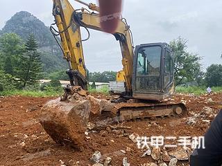 广西-梧州市二手现代R80-7挖掘机实拍照片