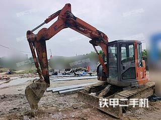 徐州日立ZX75UR挖掘机实拍图片