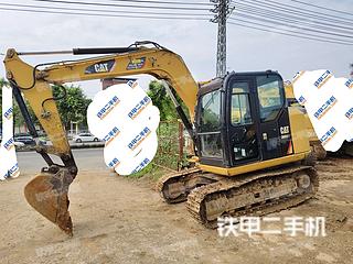 广州卡特彼勒307E2小型液压挖掘机实拍图片