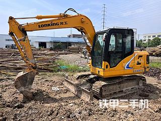 长沙龙工LG6075挖掘机实拍图片