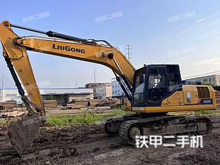 济南柳工CLG920E挖掘机实拍图片