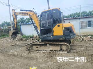 上海现代HX55N挖掘机实拍图片