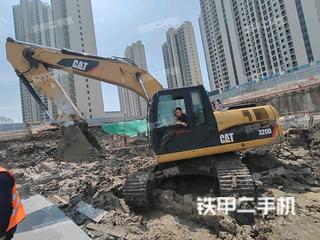 广州卡特彼勒320D液压挖掘机实拍图片