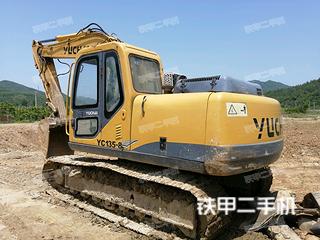 长春玉柴YC135-6挖掘机实拍图片