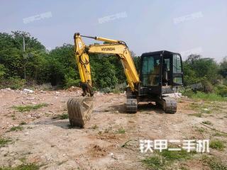 上海现代R60-7挖掘机实拍图片