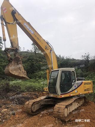 惠州加藤HD820III挖掘机实拍图片