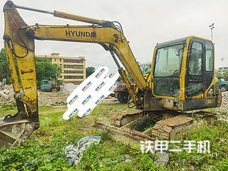 柳州现代R60-7挖掘机实拍图片