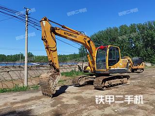 北京现代R150LC-9挖掘机实拍图片