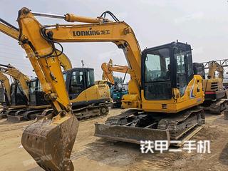 石家庄龙工LG6075挖掘机实拍图片