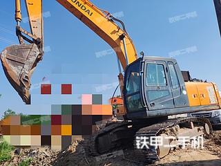 滨州现代R215-7C挖掘机实拍图片