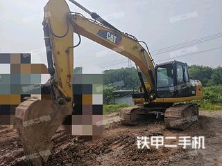 深圳卡特彼勒320D2液压挖掘机实拍图片