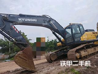 哈尔滨现代R375LVS挖掘机实拍图片