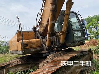 哈尔滨现代R455LC-7挖掘机实拍图片