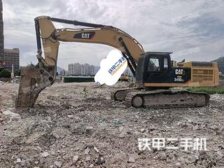 扬州卡特彼勒349D2液压挖掘机实拍图片