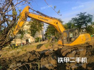 长沙柳工CLG920E挖掘机实拍图片