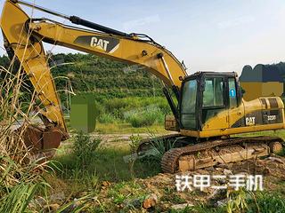 广州卡特彼勒323D液压挖掘机实拍图片