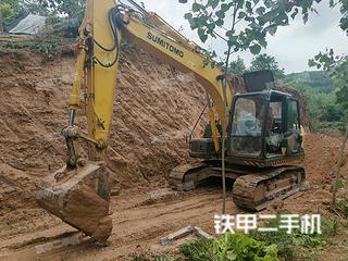 怀化住友SH130-6挖掘机实拍图片