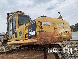 浙江-丽水市二手小松PC200-8N1挖掘机实拍照片