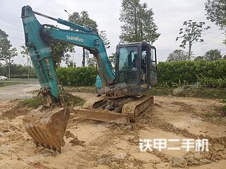 湖南-邵阳市二手山河智能SWE60E挖掘机实拍照片