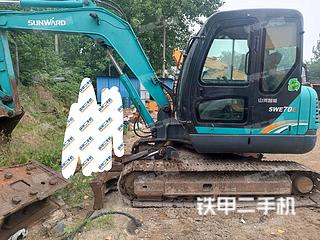 安徽-亳州市二手山河智能SWE70E挖掘机实拍照片