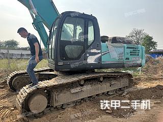 河北-保定市二手神钢SK350LC-8挖掘机实拍照片