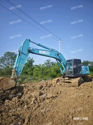 安徽-滁州市二手神钢SK200-10挖掘机实拍照片