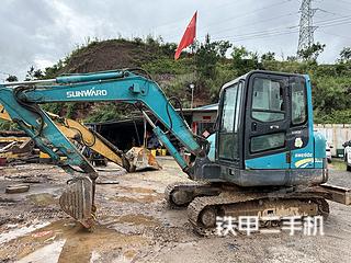 广东-梅州市二手山河智能SWE60E挖掘机实拍照片