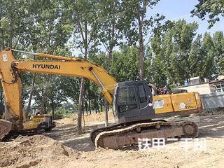 杭州现代R335LC-7挖掘机实拍图片