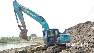 深圳神钢SK200-10挖掘机实拍图片