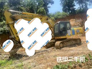 郑州住友SH210-5挖掘机实拍图片