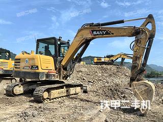 德州三一重工SY55C挖掘机实拍图片