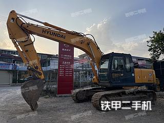 云南-丽江市二手现代R225LC-7挖掘机实拍照片